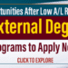 Didn’t Score High in GCE A/L? 9 External Degree Programs You Can Still Apply For