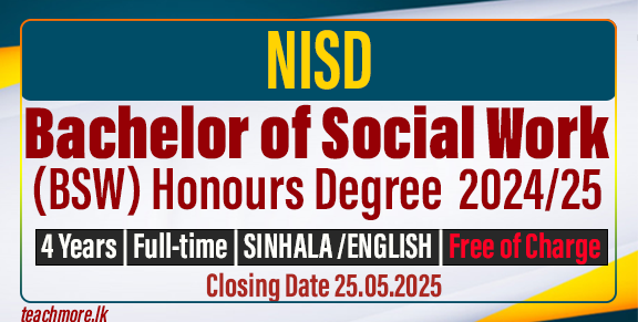 Bachelor of Social Work (BSW) Honours Degree 2024/2025 at NISD