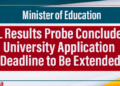 A/L Results Probe Concluded; University Application Deadline to Be Extended