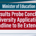A/L Results Probe Concluded; University Application Deadline to Be Extended