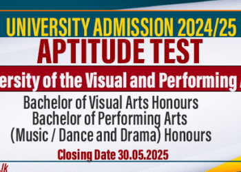 Aptitude Test Application for University of Visual and Performing Arts 2025