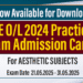 GCE O/L 2024 Practical Exam Admission Cards Now Available