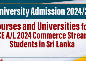 GCE A/L 2024 Commerce Stream Students in Sri Lanka