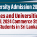 GCE A/L 2024 Commerce Stream Students in Sri Lanka