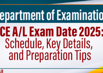 GCE A/L Exam Date 2025 in Sri Lanka