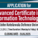 Applications Open for Advanced Certificate in Information Technology – NVQ Level 4 at KDU