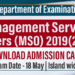 Management Service Officers (MSO)