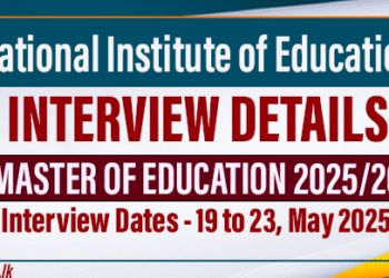 NIE Announces Interview Schedule for Master of Education (MEd) 2025/2026