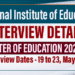 NIE Announces Interview Schedule for Master of Education (MEd) 2025/2026
