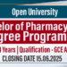 Bachelor of Pharmacy Hons Degree Programme at OUSL for 2025/2026 Academic Year