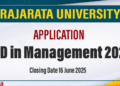 PhD in Management 2025 Rajarata University