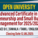Advanced Certificate in Entrepreneurship and Small Business Management