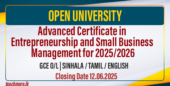 Advanced Certificate in Entrepreneurship and Small Business Management