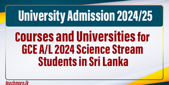 GCE A/L 2024 Science Stream Students in Sri Lanka