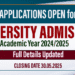 University Admission in Sri Lanka 2024/2025