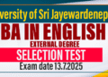 BA in English (General) External Degree