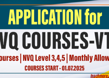 Applications for NVQ Courses - VTA
