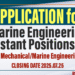 Applications for Marine Engineering Assistant Positions 2025