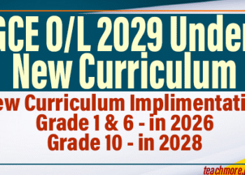 GCE O/L 2029 Under New Curriculum
