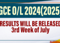 GCE O/L Result 2024 (2025) Release Date