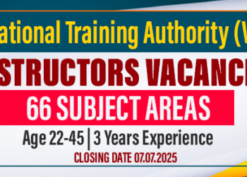 Instructor Vacancies at Vocational Training Authority (VTA) 2025