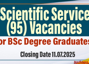 Applications for 95 Scientific Service Grade III Posts