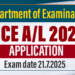 GCE A/L 2025 Online Application Now Open
