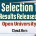 LLB Selection Test Results Released – OUSL