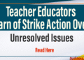 Teacher Educators Warn of Strike Action Over Unresolved Issues