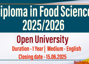 Diploma in Food Science 2025/2026 - OUSL https://1teachmore.lk/diploma-in-food-science-2025-2026-ousl/