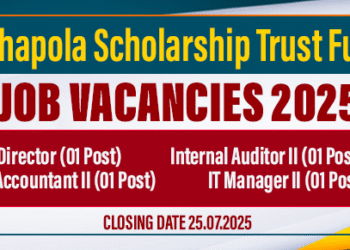 Mahapola Higher Education Scholarship Trust Fund Announces Senior-Level Vacancies