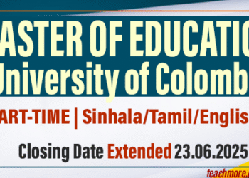 MEd Programme at University of Colombo