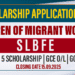 SLBFE Scholarships for Children of Migrant Workers