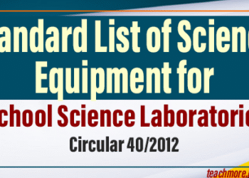 List of Science Equipment for School Science Laboratories