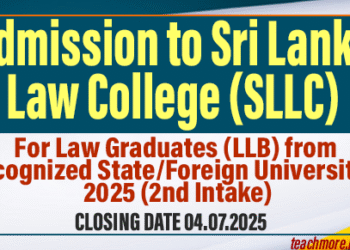 Sri Lanka Law College Opens Applications for 2025 Second Intake of Law Students