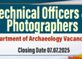 Department of Archaeology Announces Vacancies