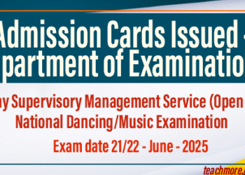 Admission Cards Issued for Upcoming Examinations