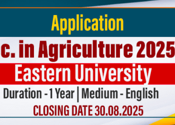Applications for MSc. in Agriculture