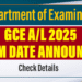 GCE A/L 2025 Exam Date