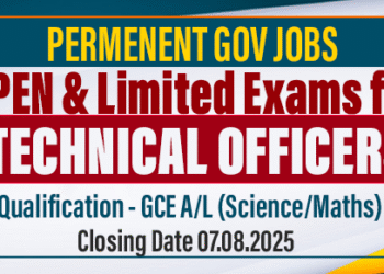 Technical Officer Posts (Open & Limited )