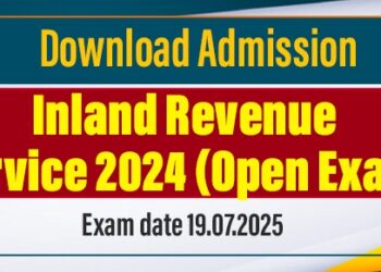 Admission Cards – Inland Revenue Service 2024 (Open Exam)