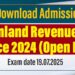 Admission Cards – Inland Revenue Service 2024 (Open Exam)