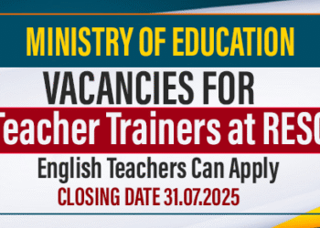 Ministry of Education Calls for Applications for RESC Vacancies