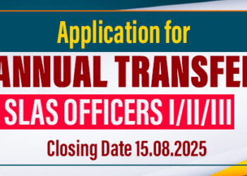 Annual Transfer for SLAS Officers I/II/III 2026