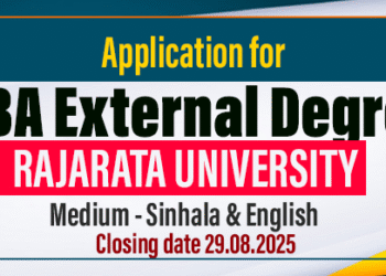 BBA External Degree – Rajarata University