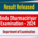 Results Released: Hindu Dharmaciriyar Examination – 2024