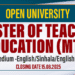 Master of Teacher Education (MTE)