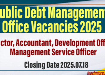 Public Debt Management Office Vacancies 2025