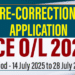 Re-Correction Applications - GCE O/L 2024 Exam