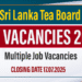 Sri Lanka Tea Board Announces New Vacancies 2025